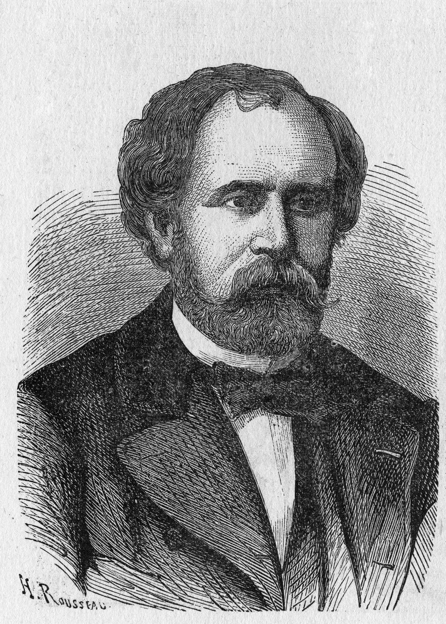 Porträt von Charles Laurent - in „Album der Wissenschaft; berühmte Wissenschaftler; Große Entdeckungen“ 1896. von French School