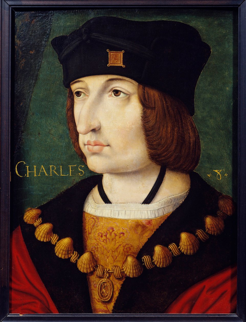 Porträt von Karl VIII. (1470-1498), Sohn von Ludwig XI. von French School