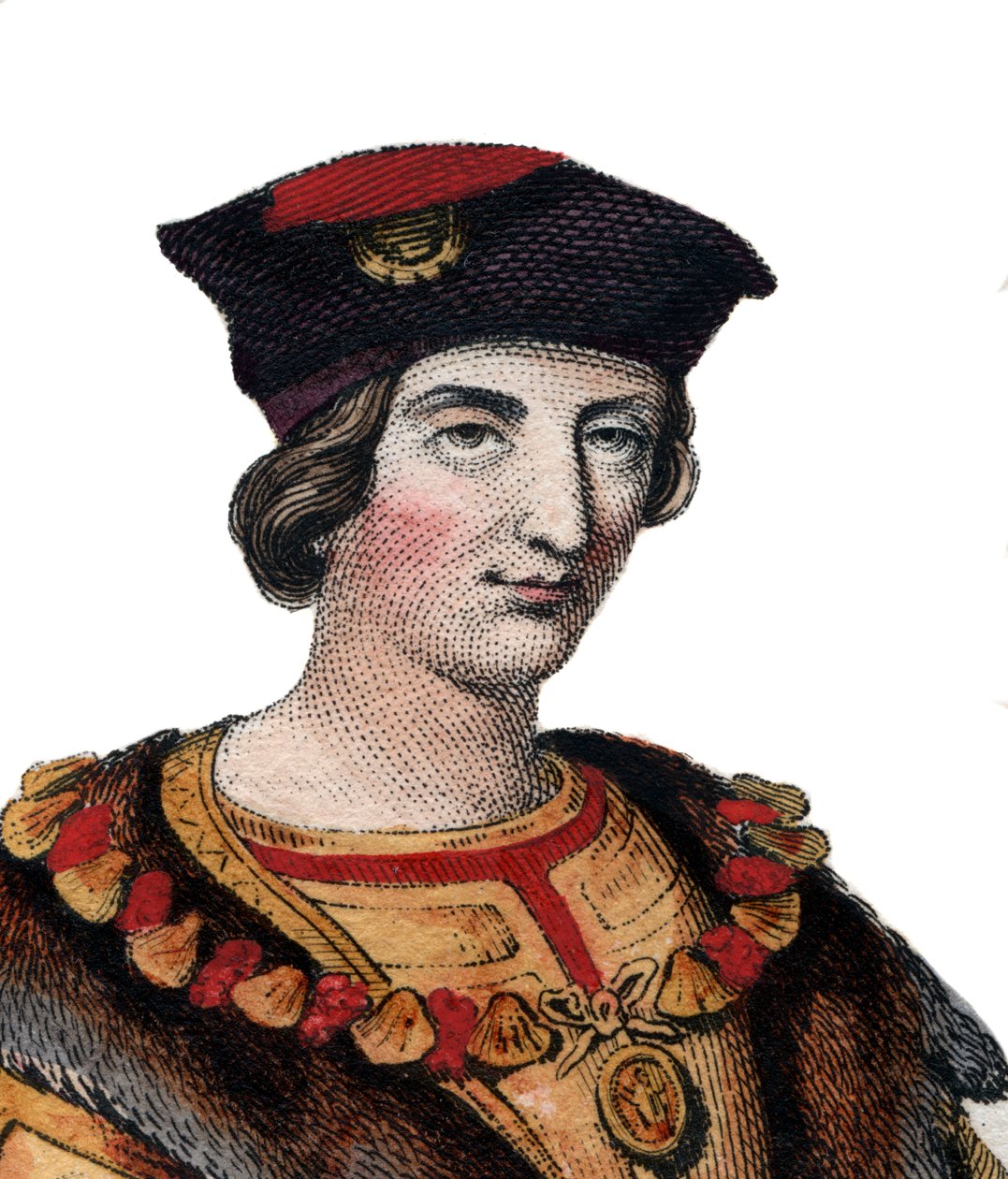 Porträt von Karl VIII. von Frankreich (1470-1498), König von Frankreich von French School