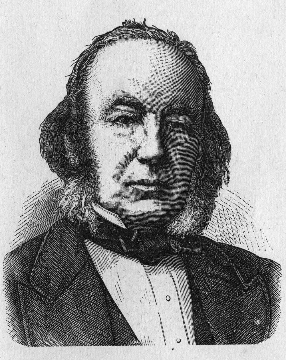 Porträt von Claude Bernard (1813 - 1878), französischer Physiologe - in „Album der Wissenschaft; berühmte Wissenschaftler; Große Entdeckungen“ 1896 von French School