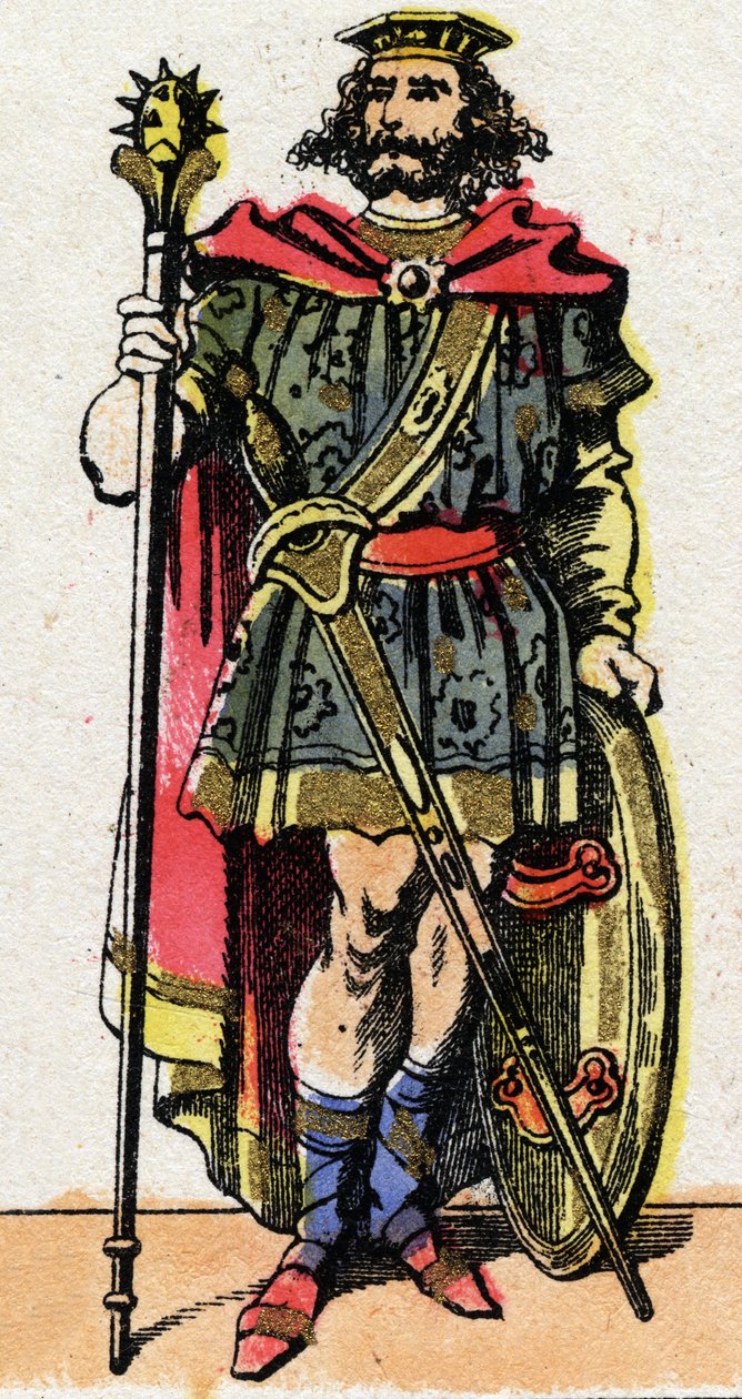 Porträt von Chlothar I., König der Franken von 511 bis 561. von French School
