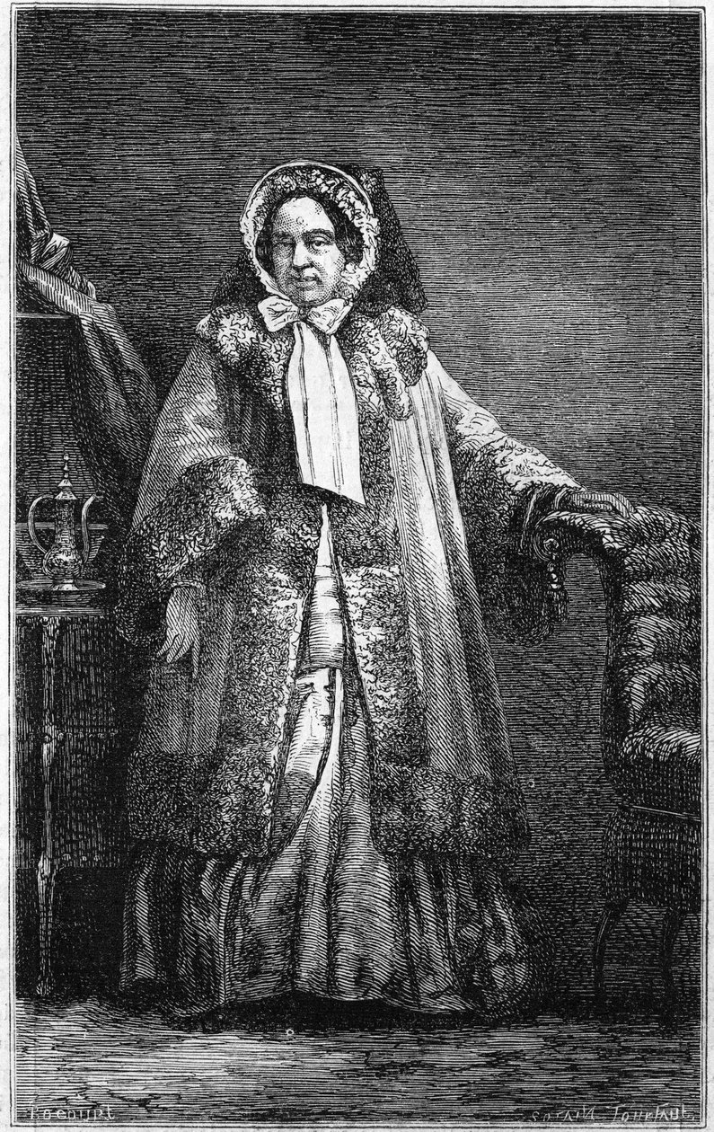 Porträt der Gräfin Dash (Anne Gabrielle de Cisternes de Cutiras, Viscount von Poilloue de Saint Mars) von French School