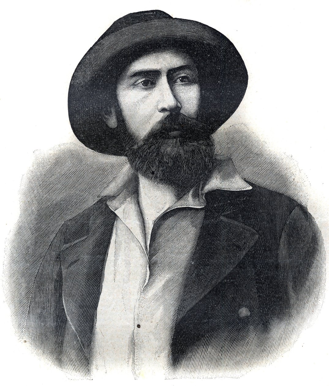 Porträt von Doktor Noel Eugene Ballay (1847-1902), französischer Entdecker und Kolonialverwalter, der zweite Generalgouverneur von Französisch-Westafrika. Gravur 1902. Private Sammlung. von French School