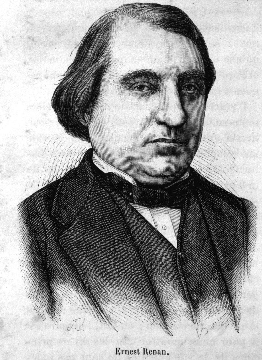 Porträt von Ernest Renan (1823 - 1892) - in „L