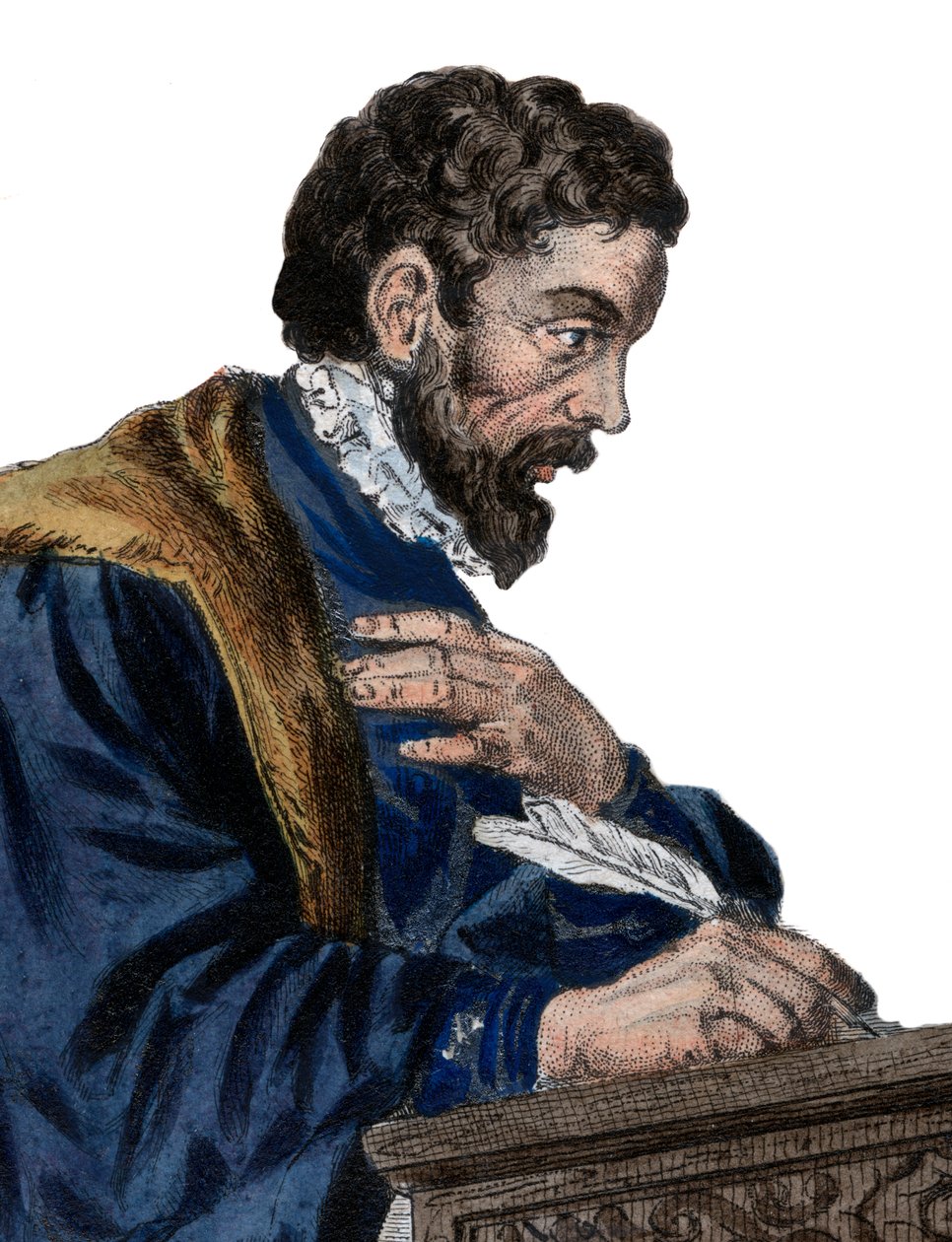 Porträt von Étienne Jodelle (1532-1573), französischer Dramatiker und Dichter von French School