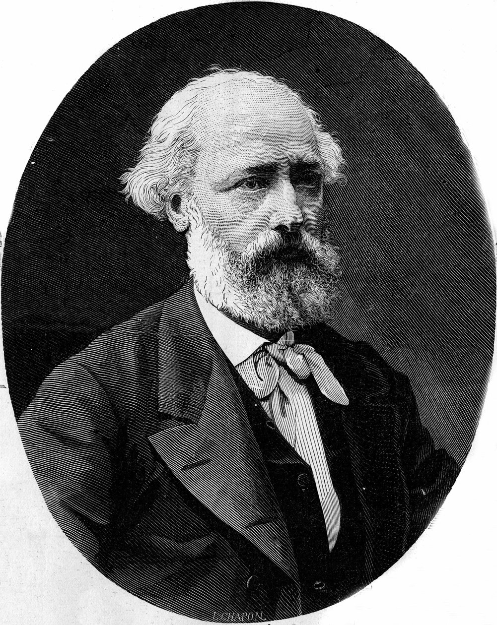 Porträt von Eugène Viollet-le-Duc von French School