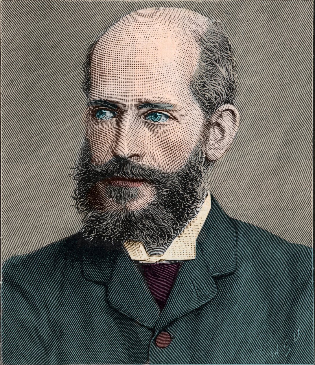 Porträt von Ferdinand James Anselm Freiherr von Rothschild (1839-1898 ...