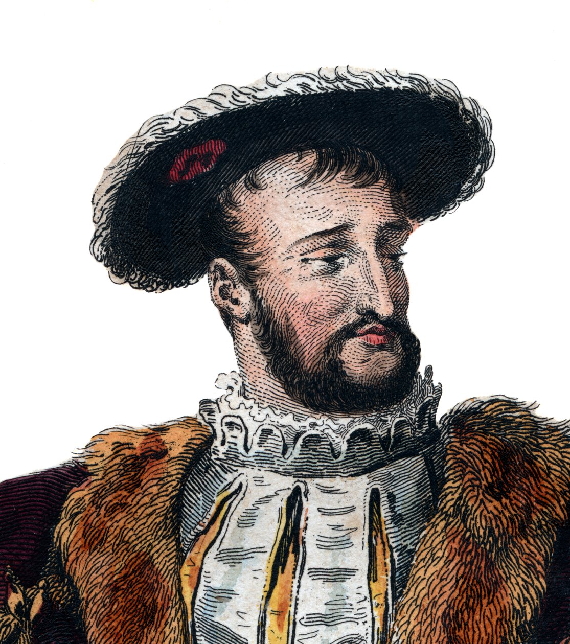 Porträt von Franz I. von Frankreich von French School