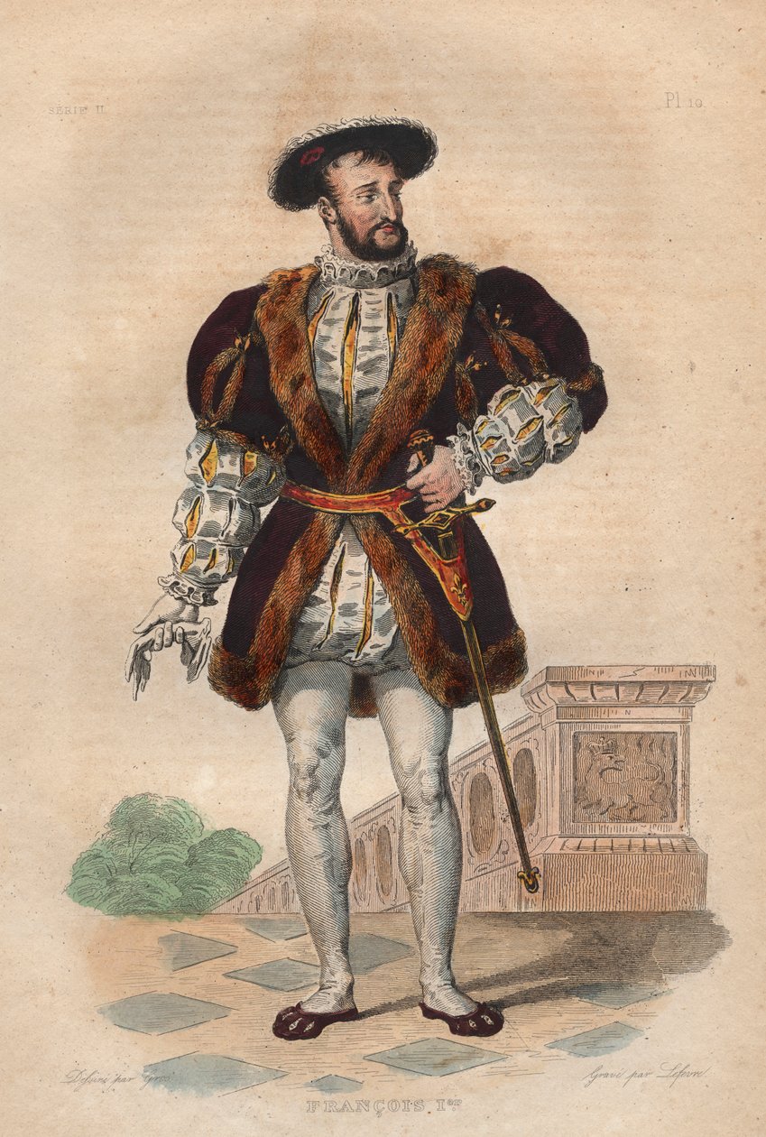 Porträt von Franz I. von Frankreich (1494-1537), König von Frankreich von French School