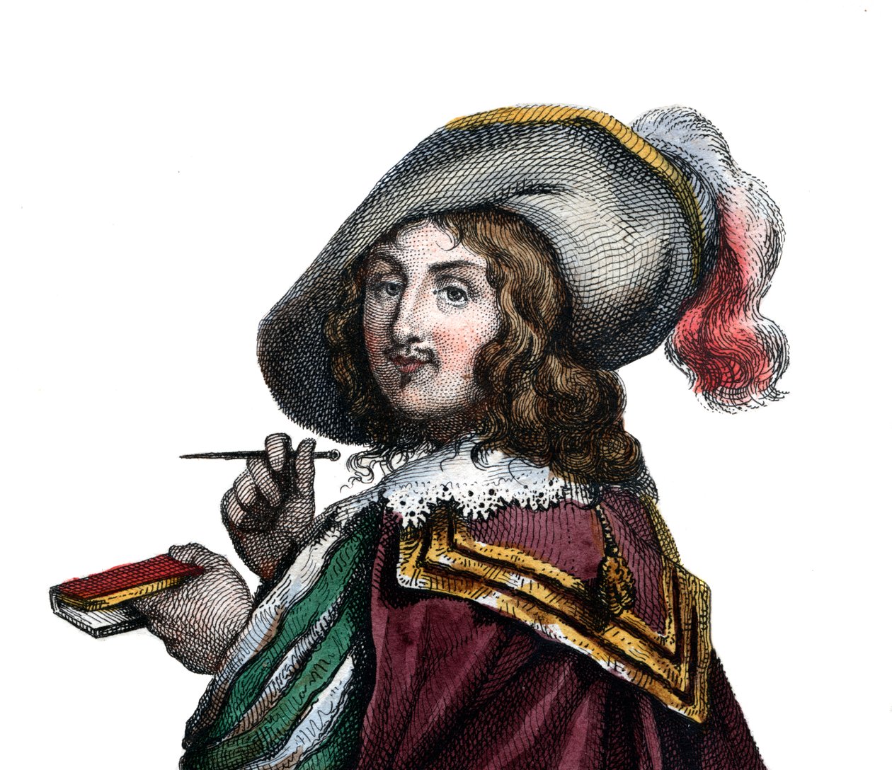 Porträt von Francois VI, Duc de La Rochefoucauld, Prinz de Marcillac (1613-1680), französischer Autor von French School