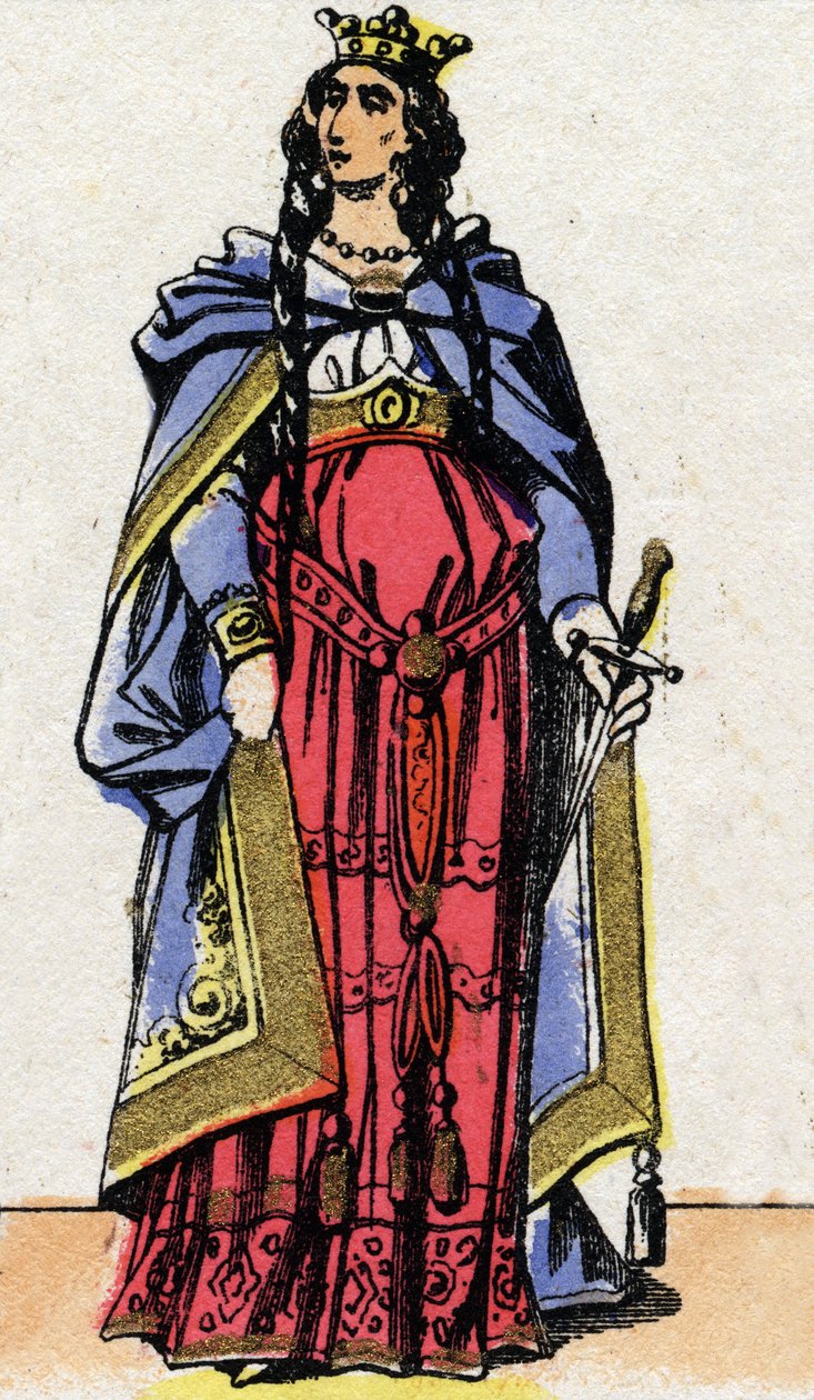 Porträt von Fredegonde, Königin von Neustrien von French School