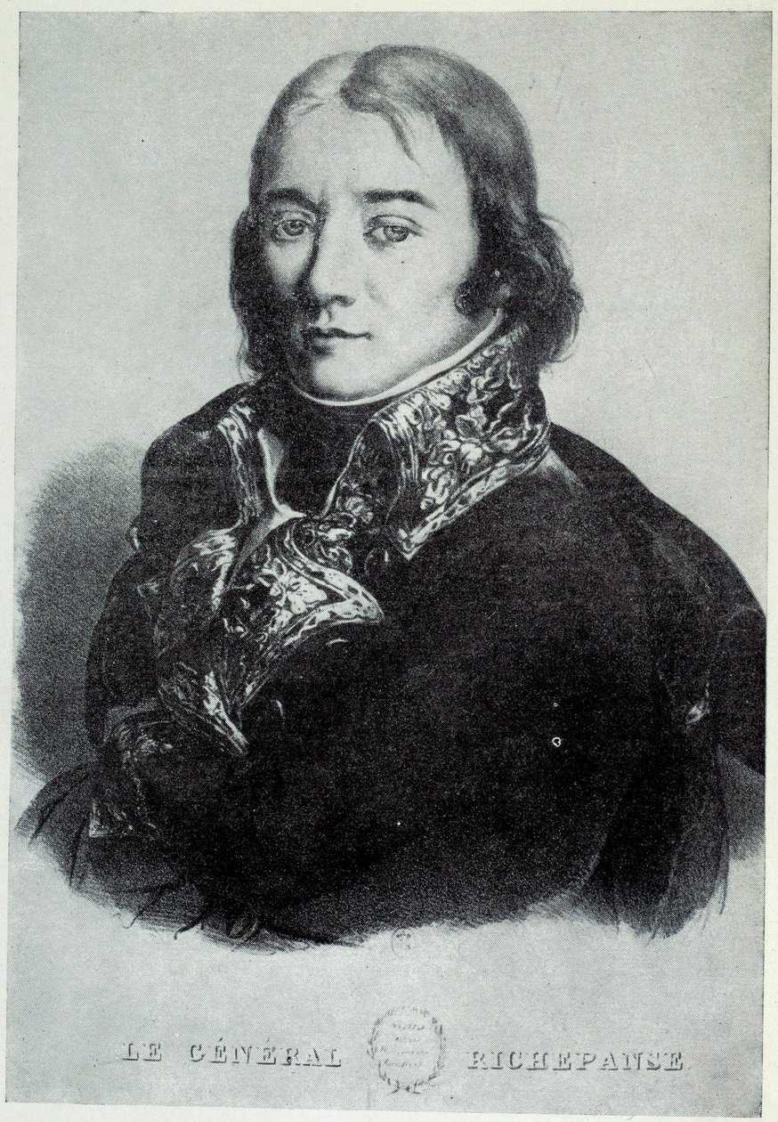 Porträt von General Antoine Richepance (oder Richepanse) (1770-1803), Befürworter der Sklaverei. Drucke des 19. Jahrhunderts. Chartres, Museum der Schönen Künste von French School