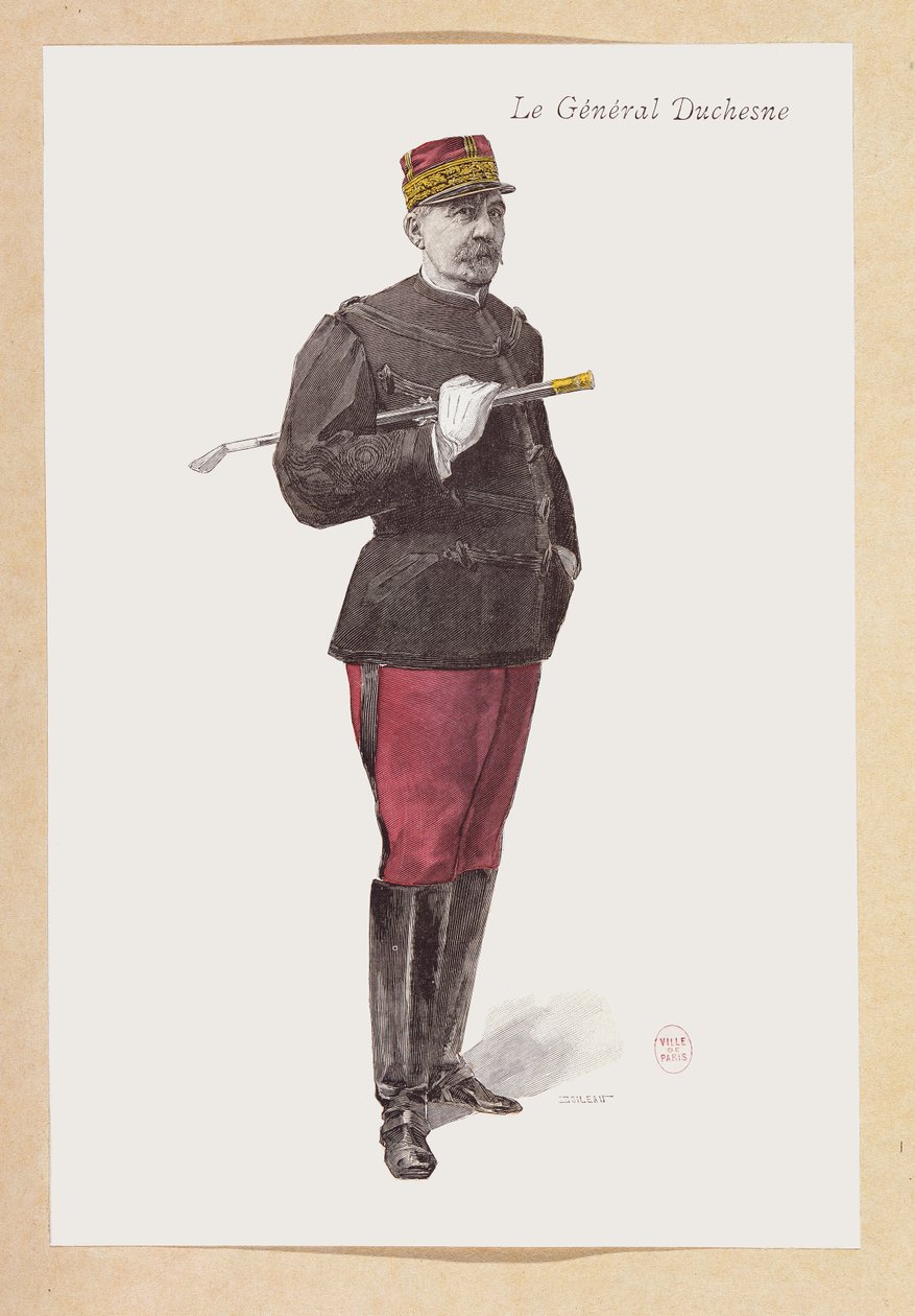 Porträt von General Jacques Duchesne (1837-1918) von French School