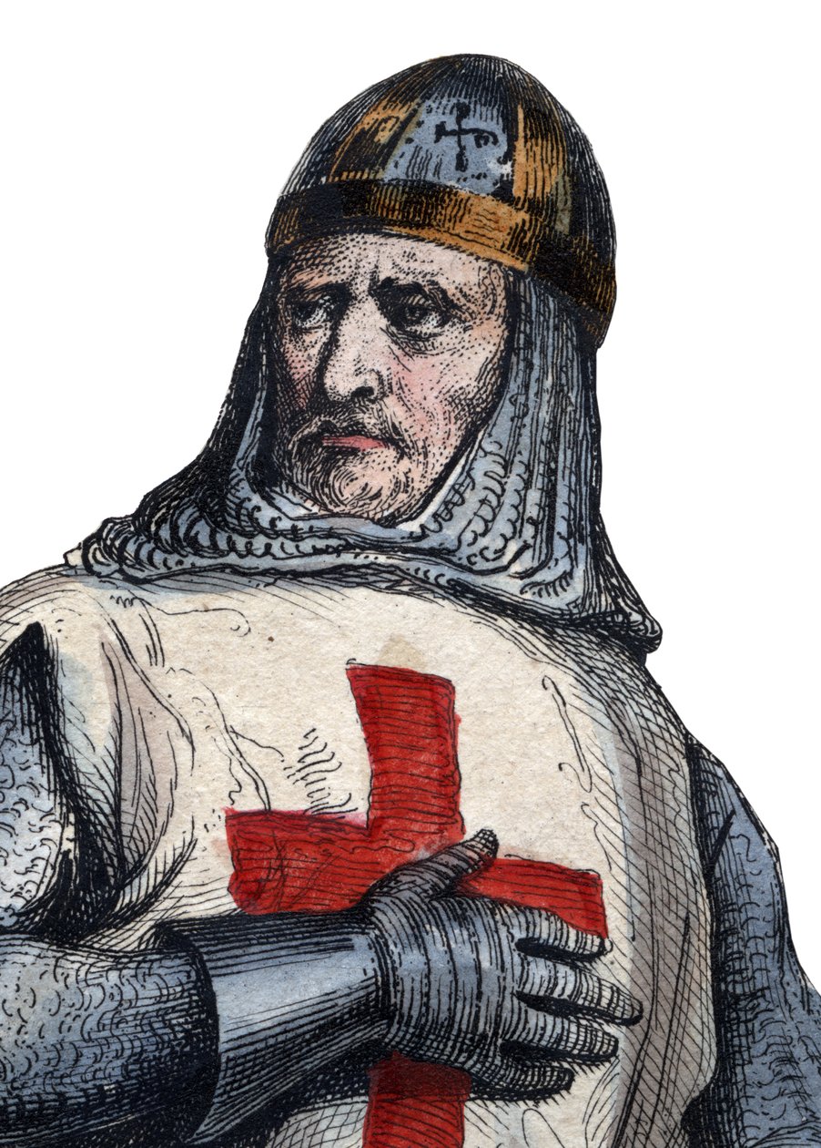 Porträt von Gottfried von Bouillon (104061-1100), fränkischer Ritter, einer der Anführer des Ersten Kreuzzugs von French School