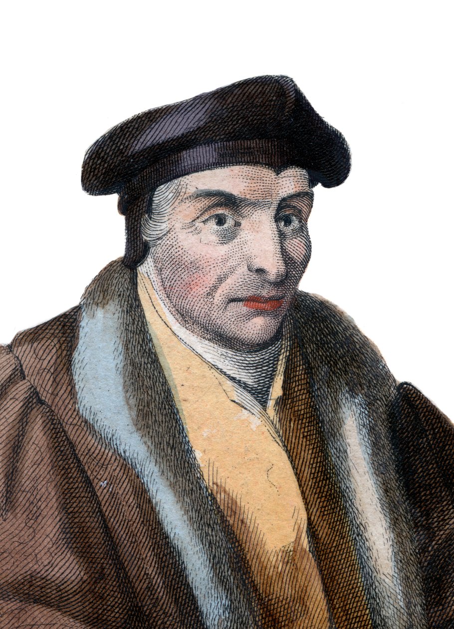 Porträt von Guillaume Budé (Budée) (Budaeus) (1467-1540), französischer Gelehrter von French School
