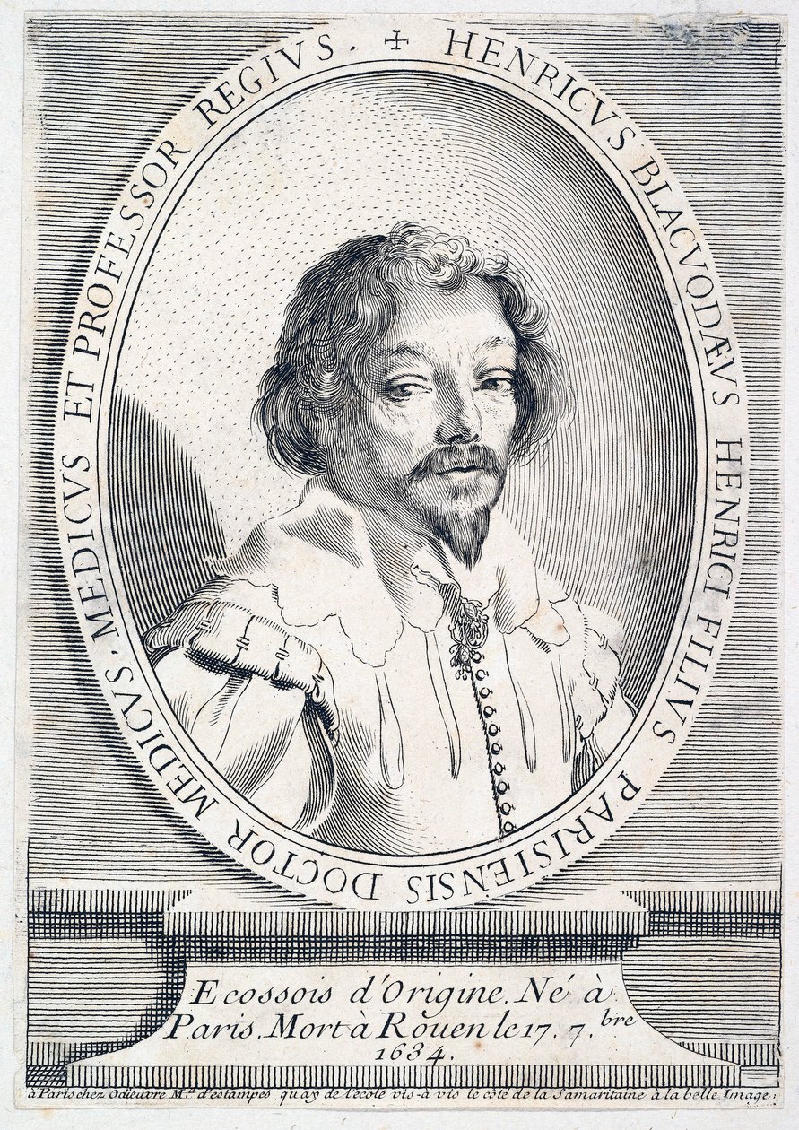 Porträt von Henry Blackwood, gestorben 1634, veröffentlicht 1755-65, Gravur, 1755 von French School