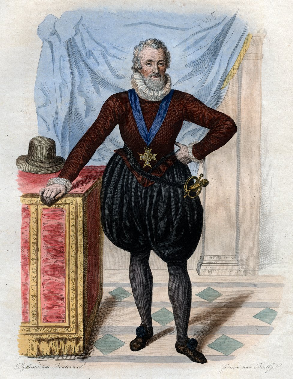 Porträt von Heinrich IV. (1553-1610), König von Frankreich von French School