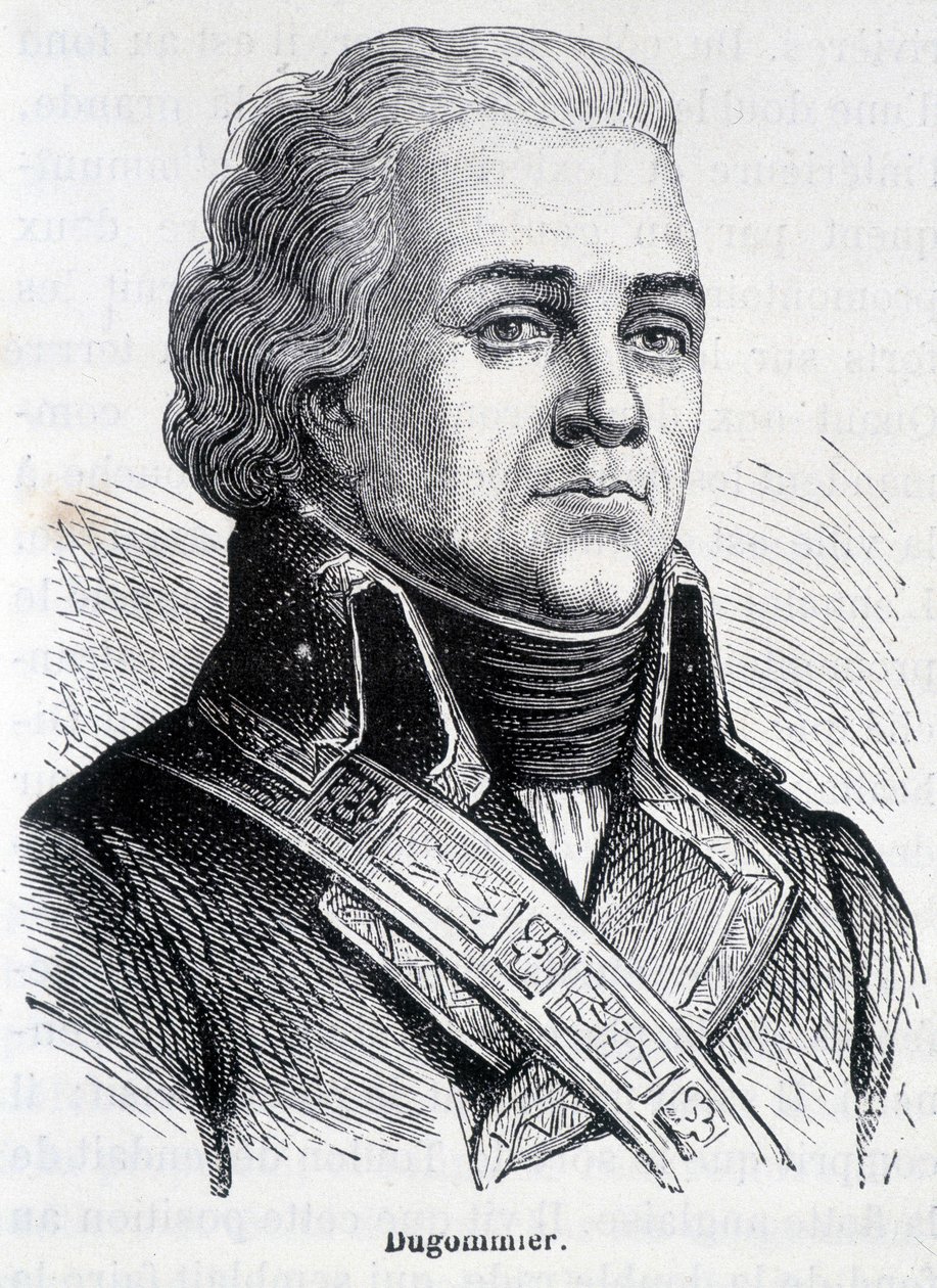 Porträt von Jacques François Coquille dit Dugommier, französischer General (1738 -1794) - in „L