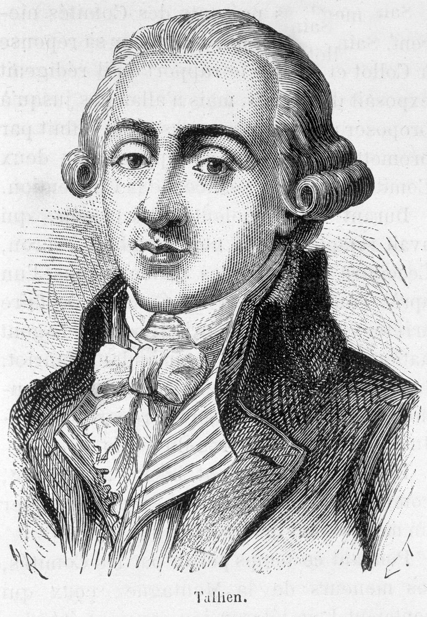 Porträt von Jean Lambert (Jean-Lambert) Tallian, französischer Politiker (1767-1820) - in „L