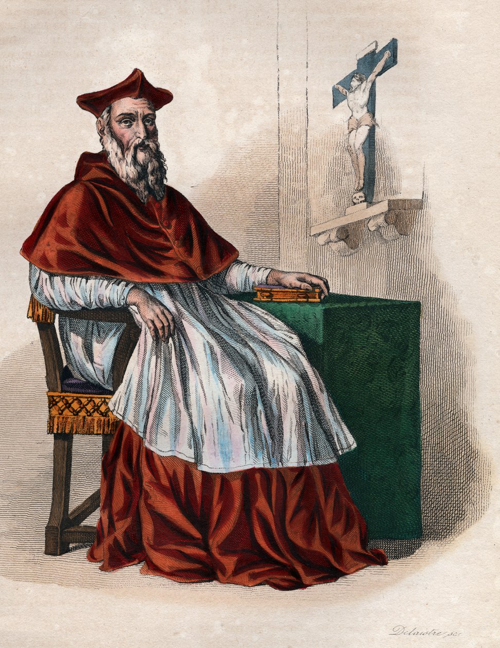 Porträt von Jean du Bellay (1492-1560), französischer Kardinal und Diplomat von French School