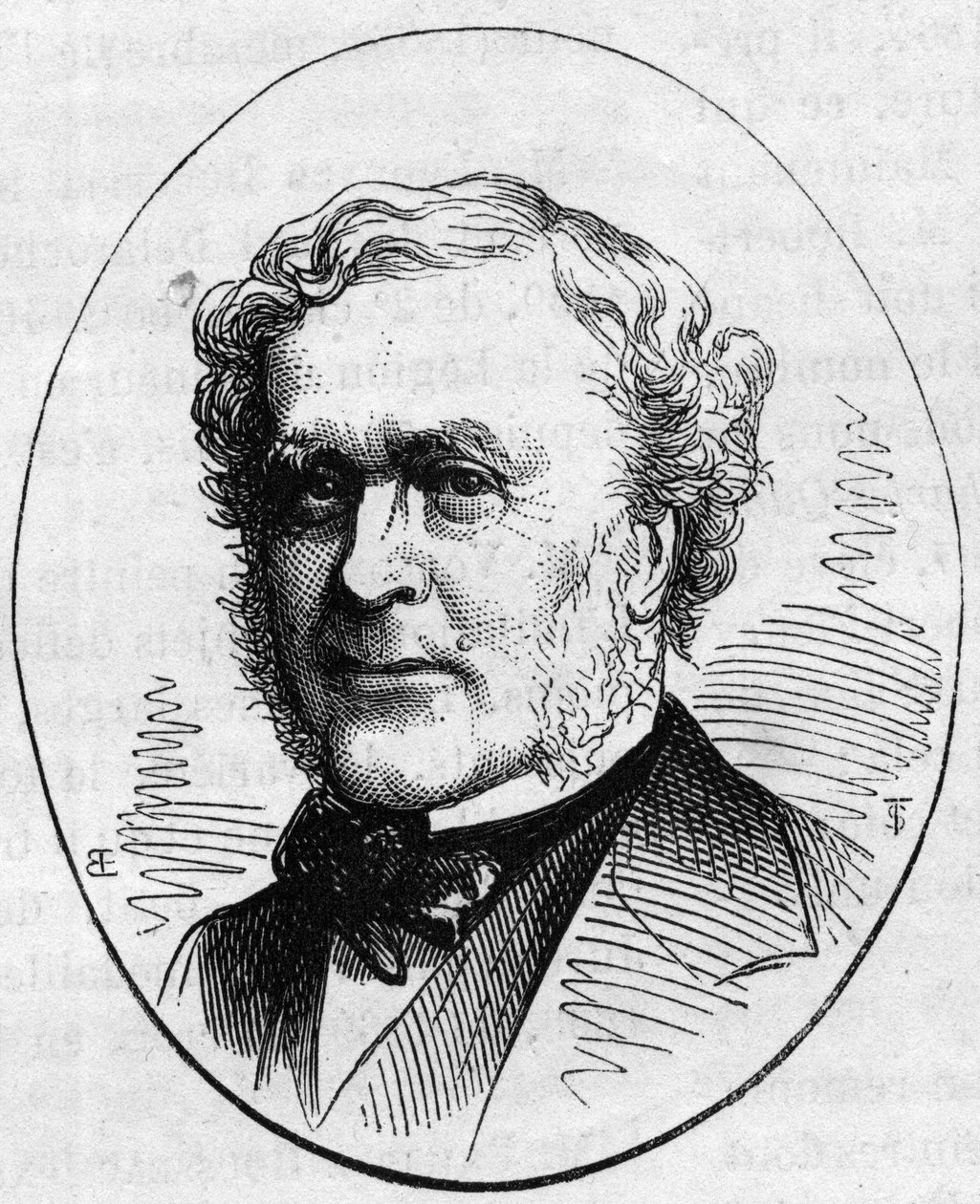 Porträt von Joseph Louis Duc (1802-1879), französischer Architekt. Gravur in „Le Monde Illustré“ Nr. 890 vom 2. Mai 1874 von French School