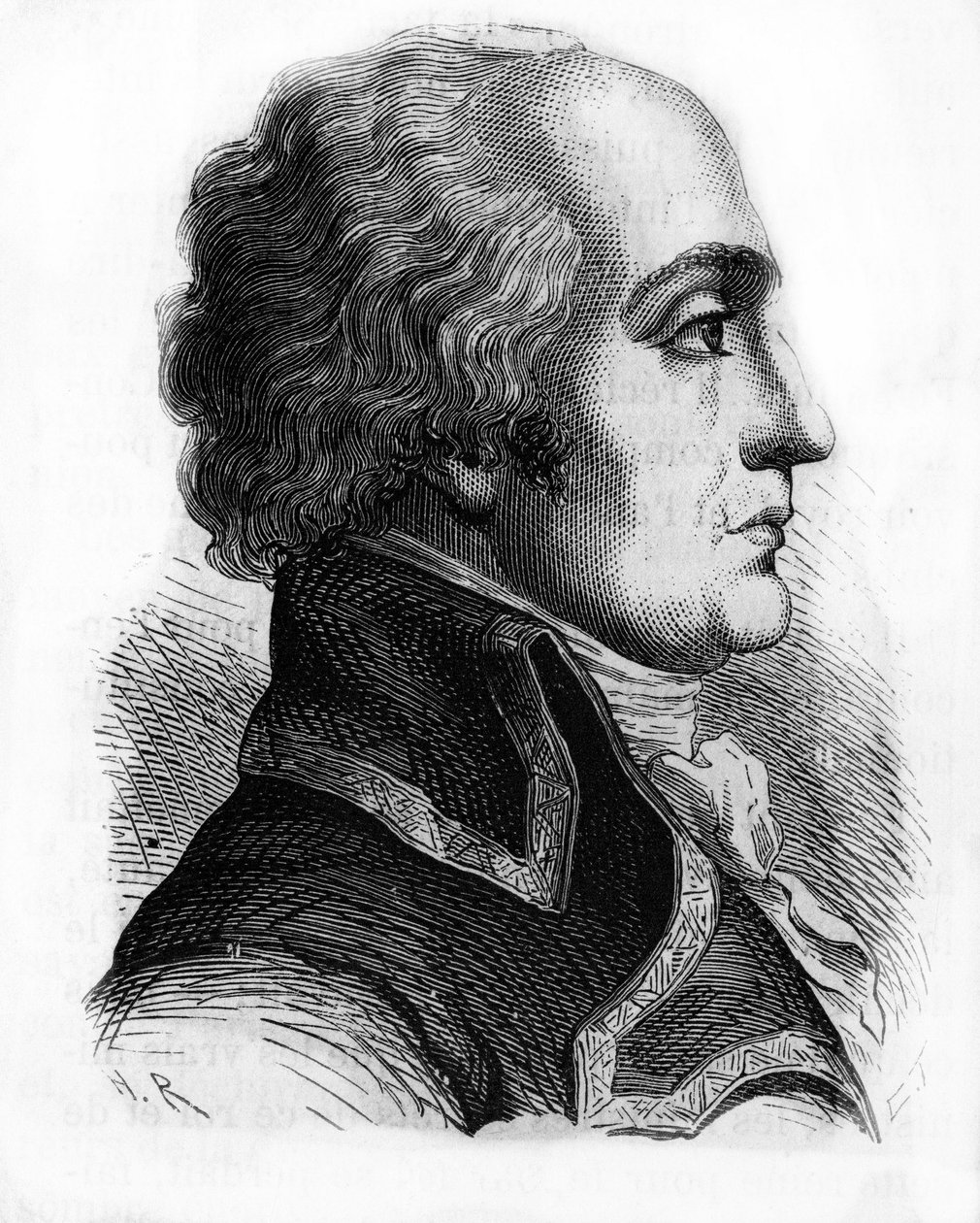 Porträt von Joseph Servan de Gerbey (1741 - 1808) von French School
