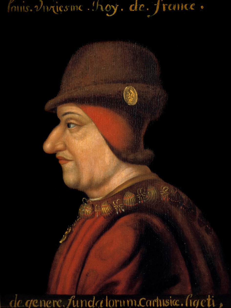 Porträt von Ludwig XI. (1423-1483), König von Frankreich von French School