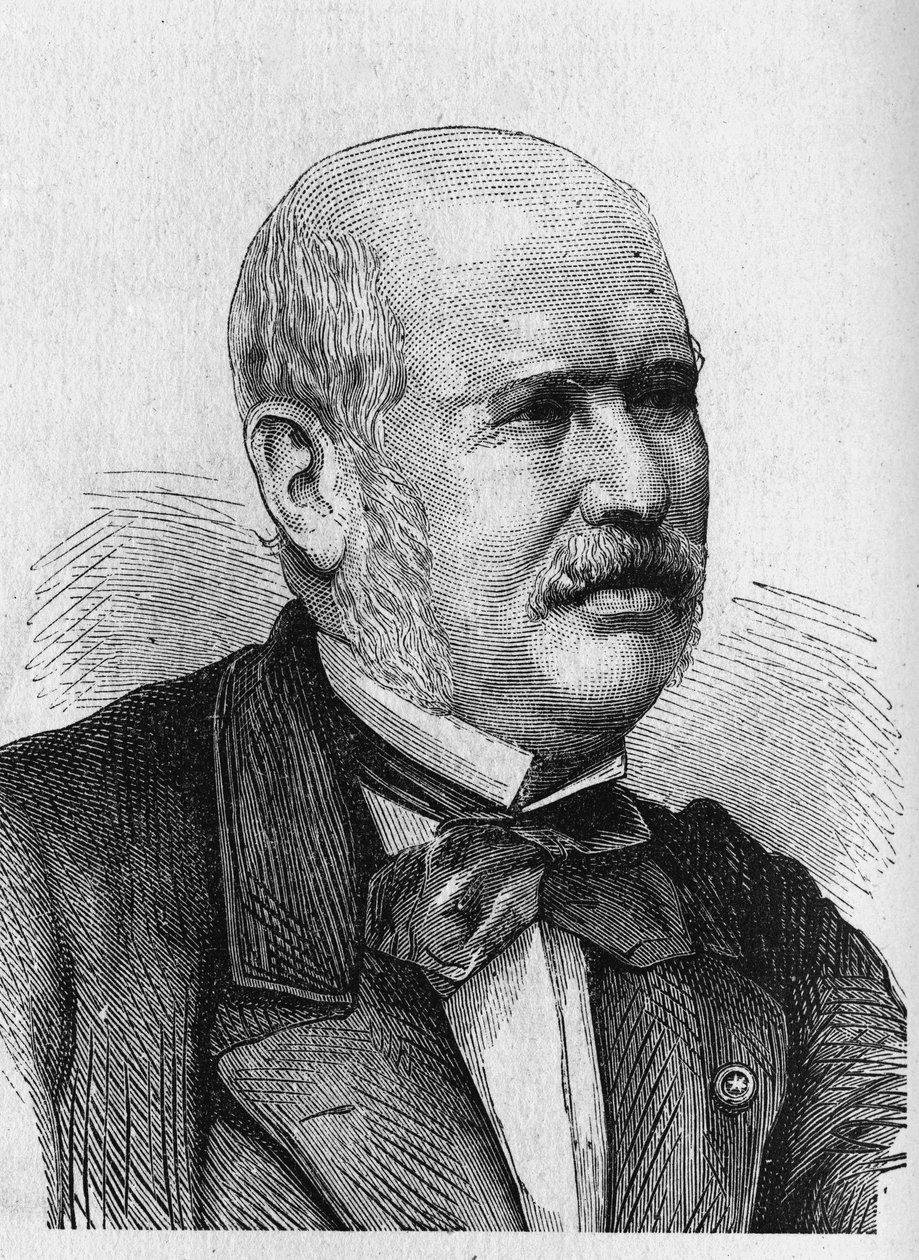 Porträt von M.F.E. Belgrand (1810 - 1878) - in „Album der Wissenschaft; berühmte Gelehrte; Große Entdeckungen“ 1896 von French School