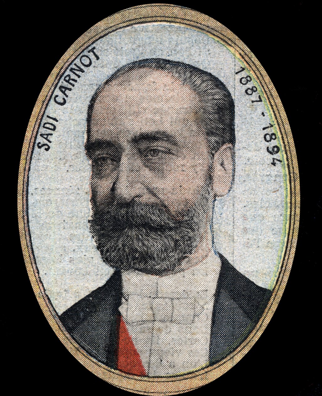 Porträt von Marie François Sadi Carnot (1837-1894), Präsident der Französischen Republik von French School