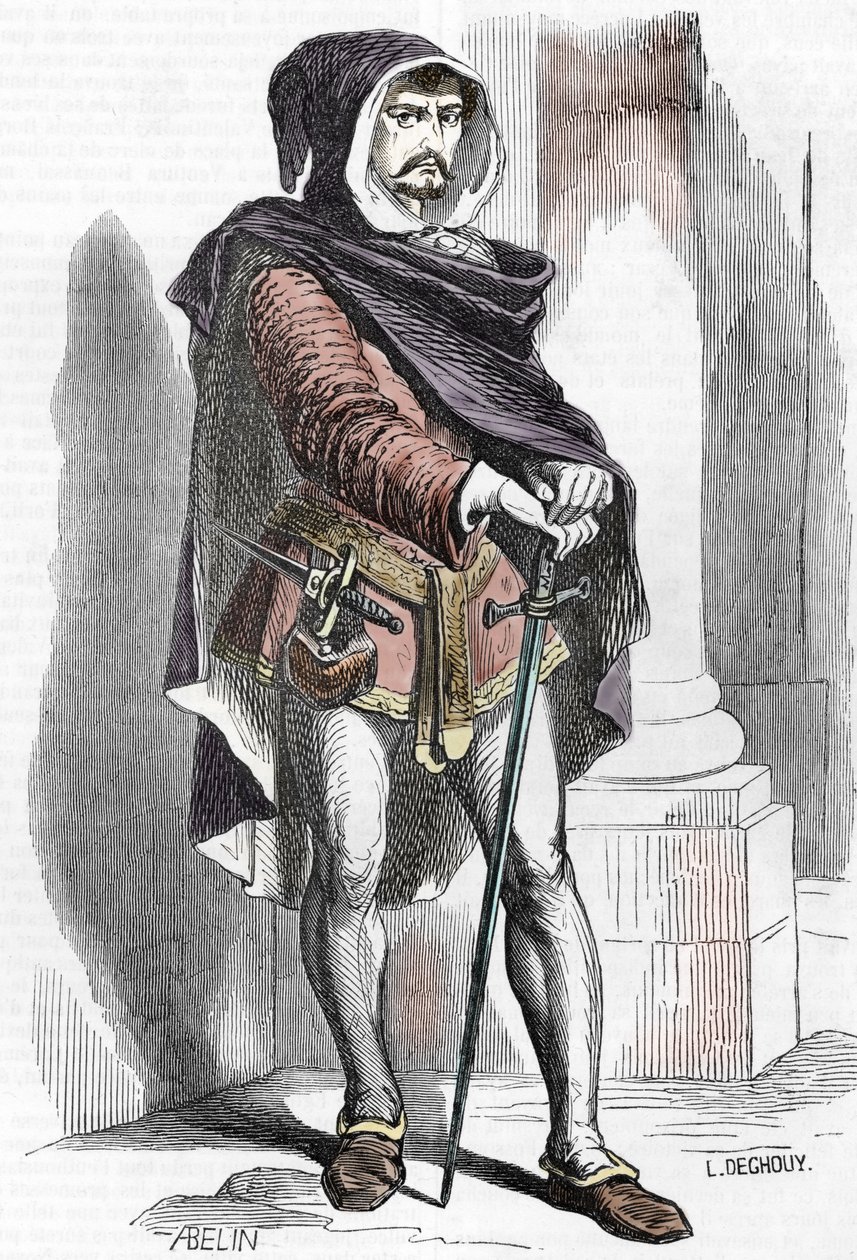 Porträt von Michelotto Corella von French School