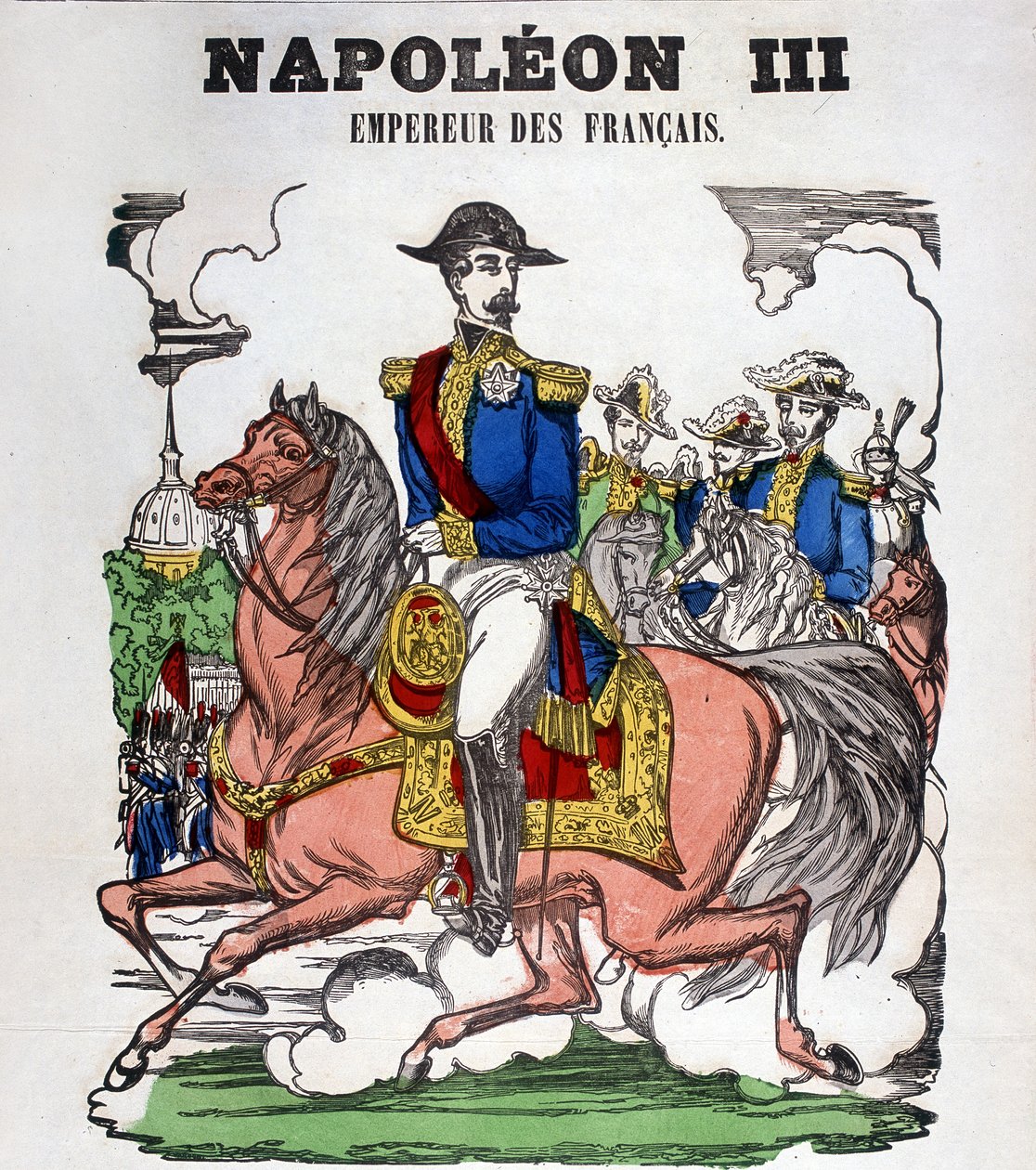 Porträt von Napoleon III. Bild von Epinal von French School