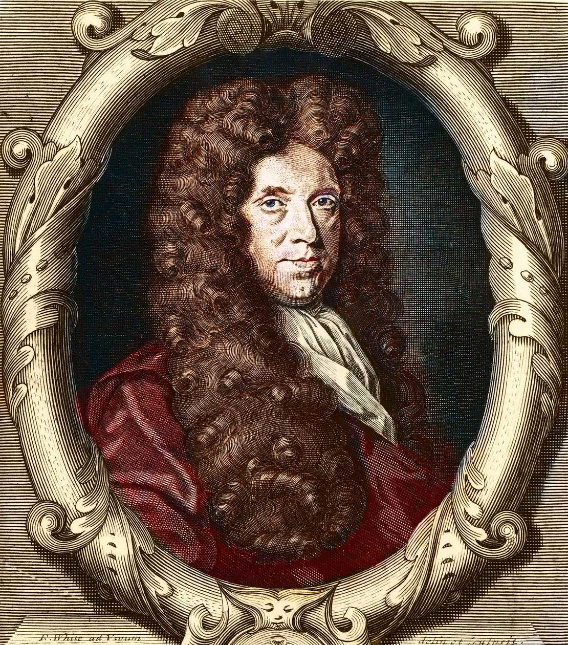 Porträt von Nehemiah Grew (1641-1721), englischer Botaniker von French School