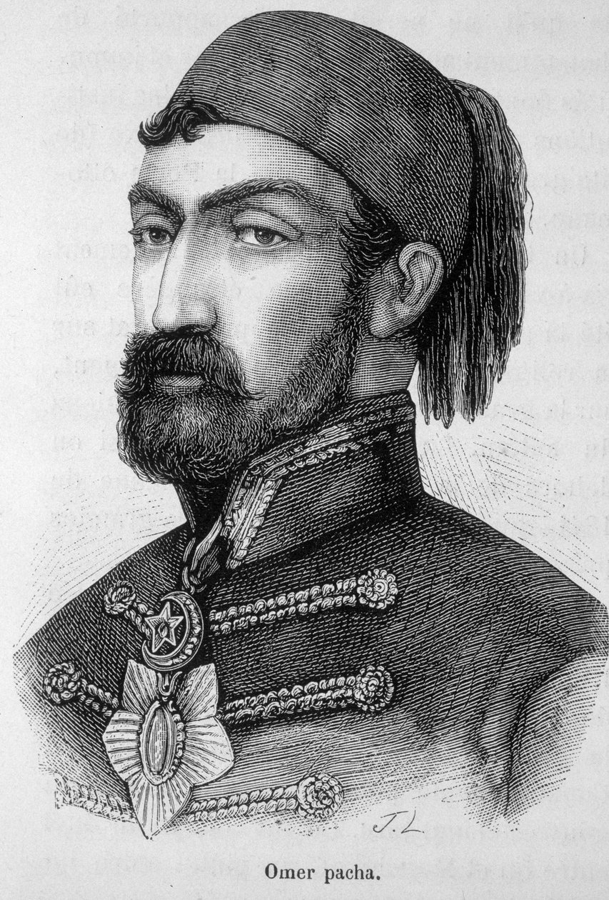 Porträt von Omer Pacha - in „L