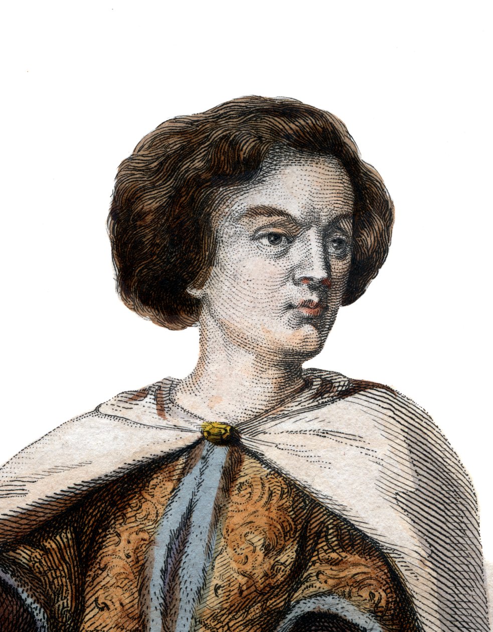 Porträt von Peter Abaelard (Pierre Abailard) (Pierre Abeilard) (1079-1142), französischer scholastischer Philosoph, Theologe und Logiker von French School