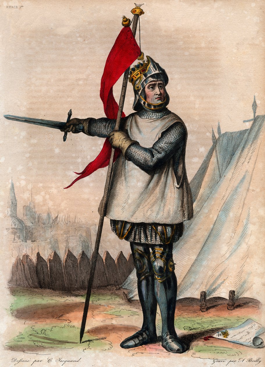 Porträt von Robert de Hauteville, bekannt als Guiscard (1015-1085), Herzog von Apulien und Kalabrien von French School