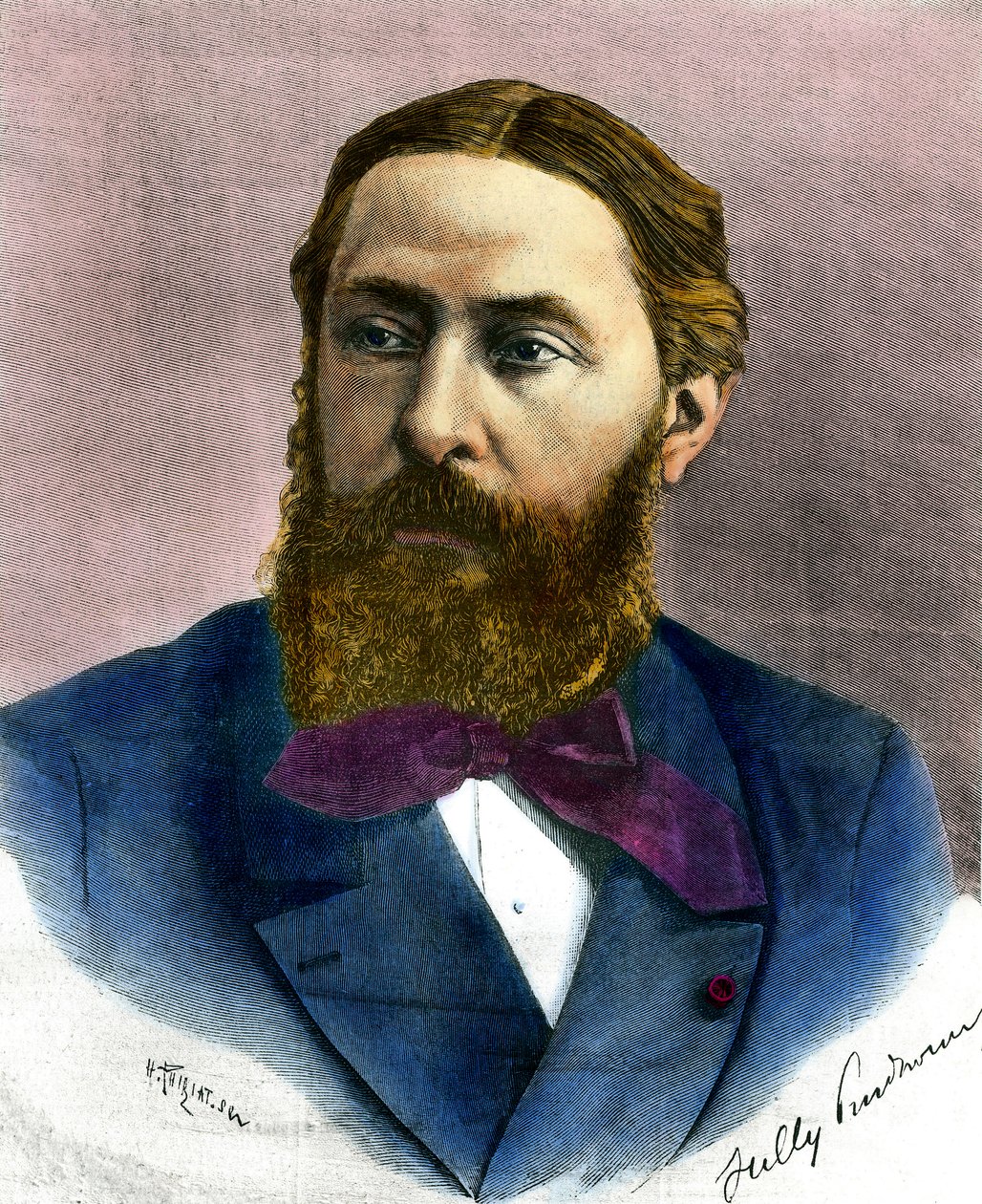 Porträt von Sully Prudhomme (1839-1907) Nobelpreisträger 1901 und französischer Dichter von French School