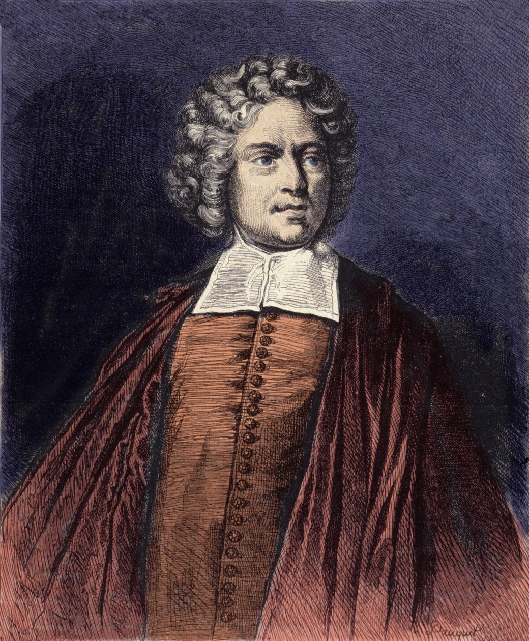 Porträt des Abtes von Saint-Pierre (Charles-Irenee Castel de Saint Pierre von French School