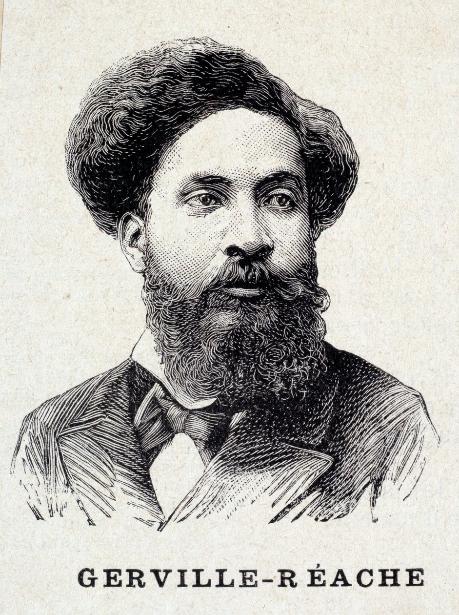 Porträt des radikalen republikanischen Abgeordneten Gaston Gerville Réache (1854-1908) von French School