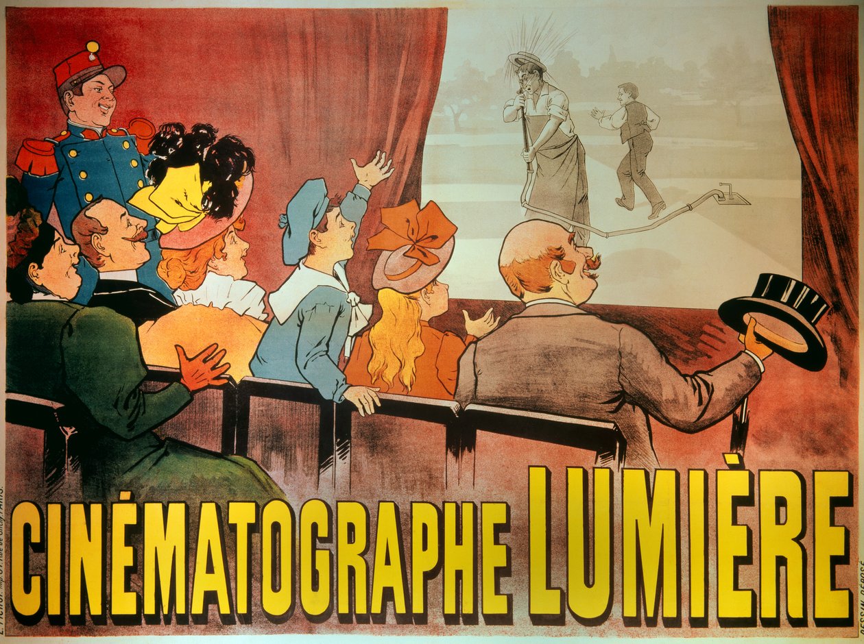 Plakat für den Kinematographen der Brüder Lumière: „L