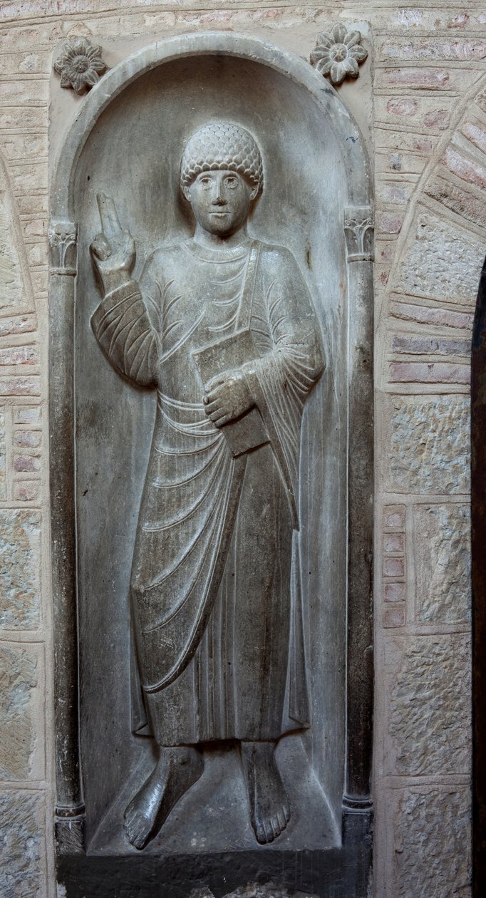 Relief eines Apostels, der Wandelgang von French School