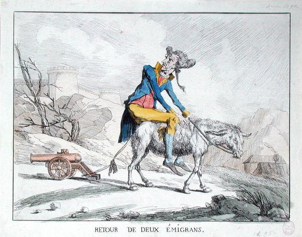 Rückkehr von zwei Emigranten von French School