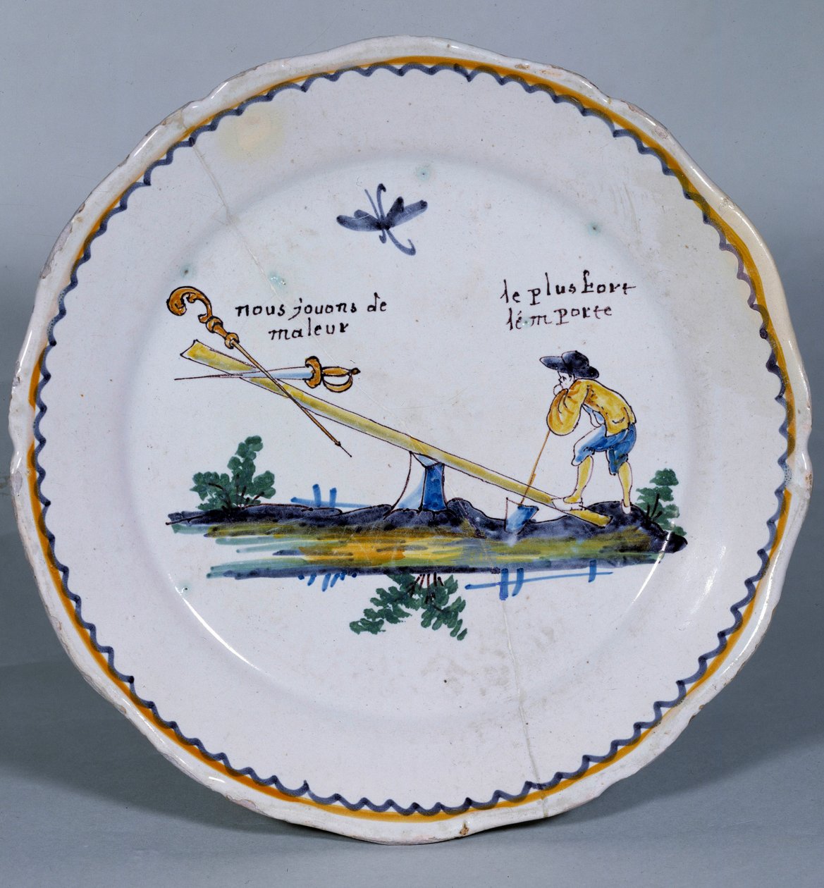 Revolutionäre Platte von French School