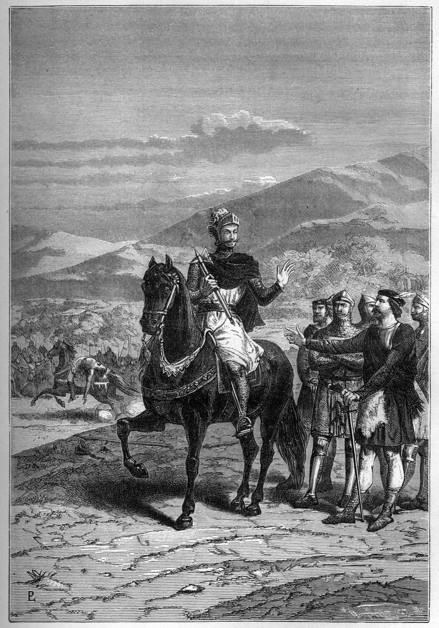 Robert the Bruce vor Bannockburn, 1313, Schottland - Robert I. von Schottland von French School