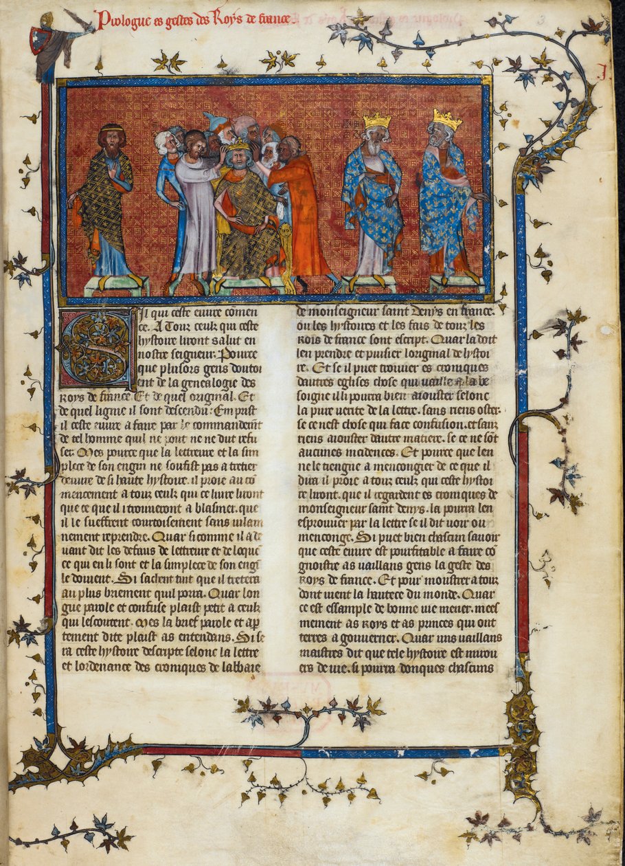 Die Krönung von Pharamond, Illustration aus den 