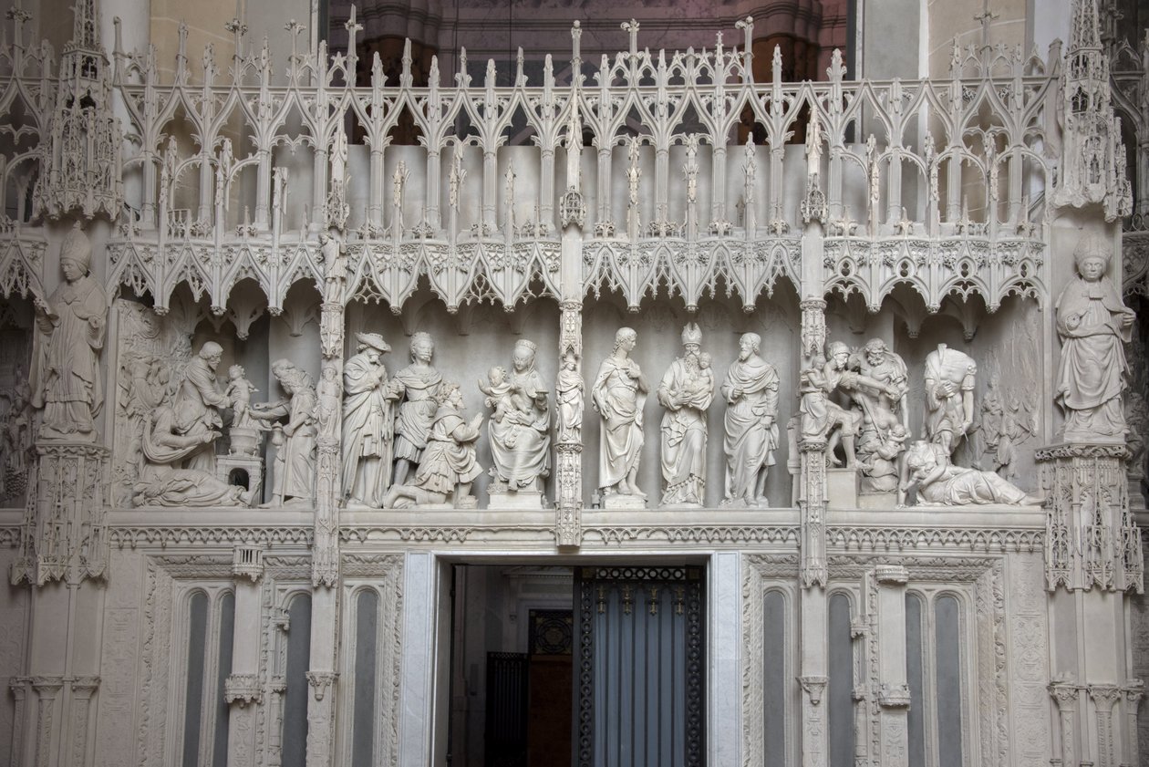 Szenen des Chors der Kathedrale von Chartres von French School