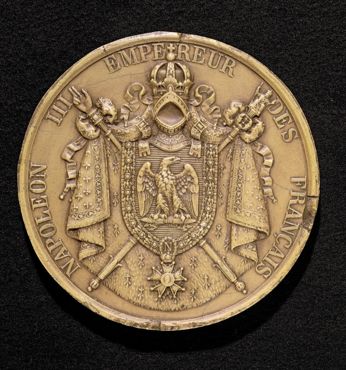 Siegel von Napoleon III., 1852 von French School: Kunstdruck