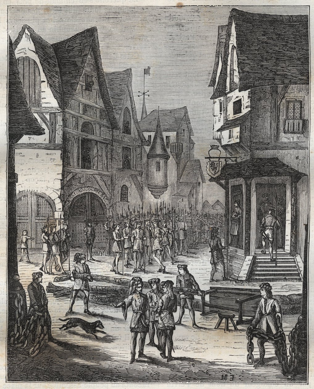 Belagerung von Paris (1358) - Am 22. Februar von French School