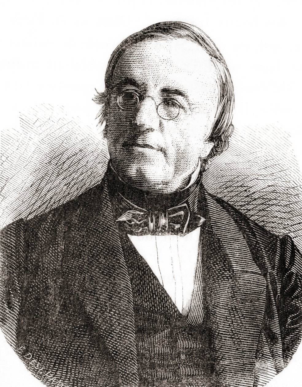 Schweizer Physiker Auguste Arthur de la Rive, aus Les Merveilles de la Science, veröffentlicht 1870 von French School