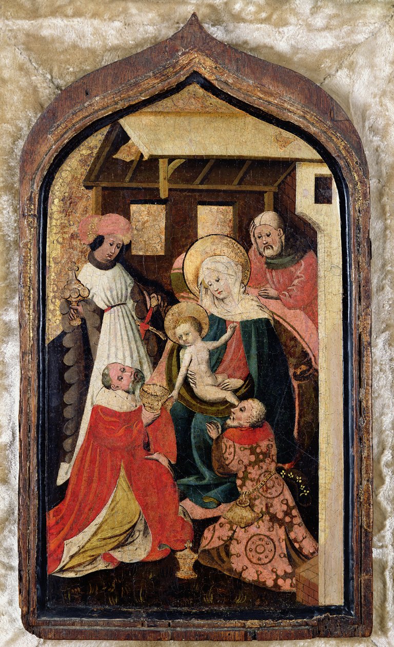 Die Anbetung der Könige von French School