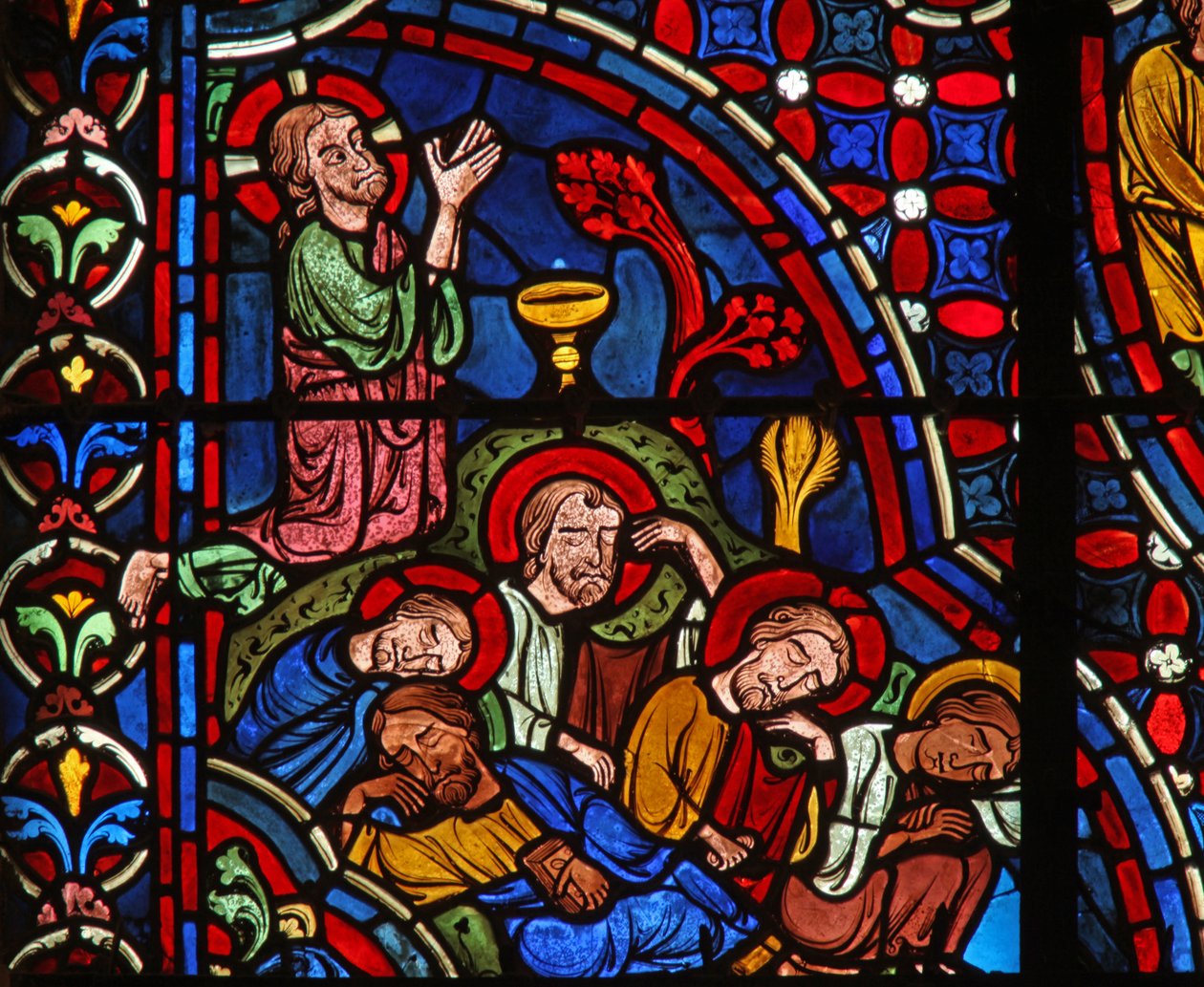 Die Agonie im Garten Gethsemane von French School